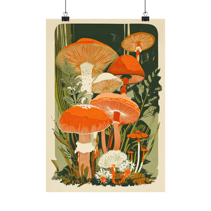 Groovy Woodland Mushrooms