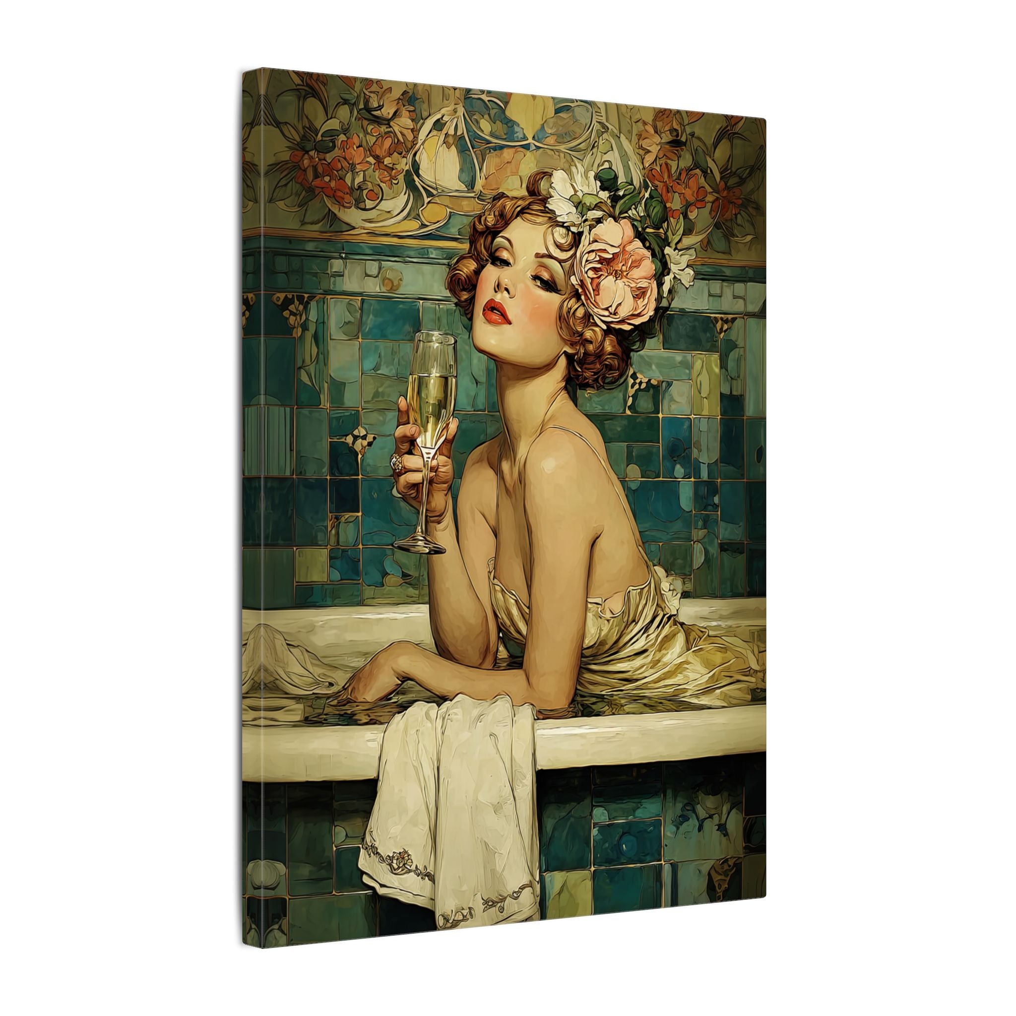 .75" Matte Canvas - Champagne Bathtub Coquette