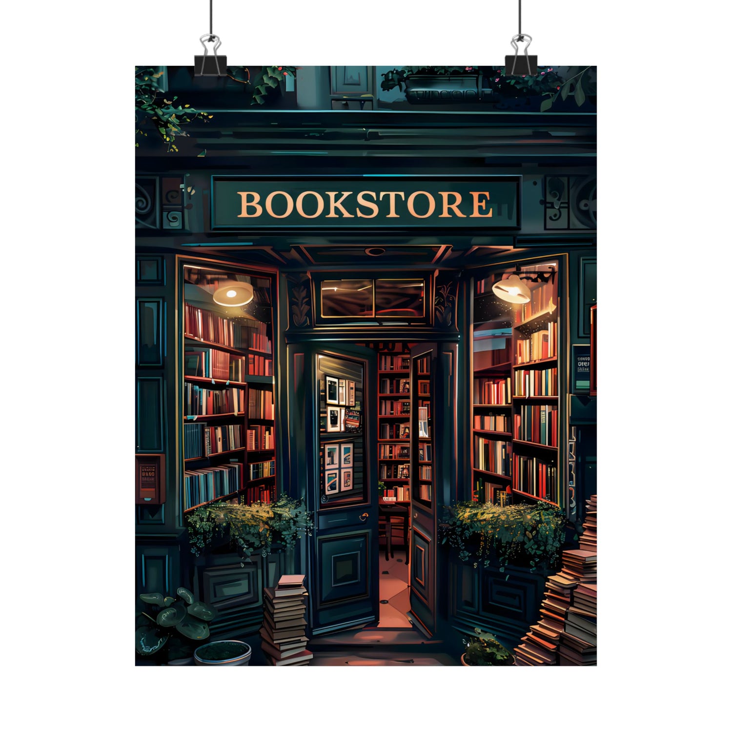 Midnight Bookstore Glow
