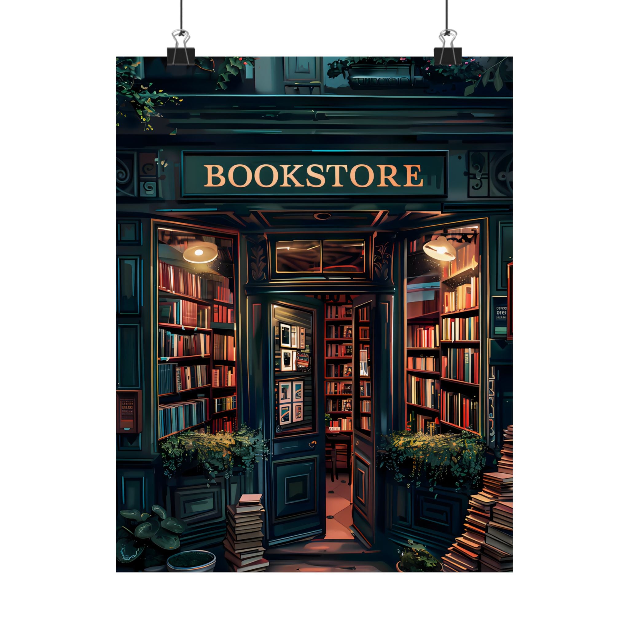 Midnight Bookstore Glow