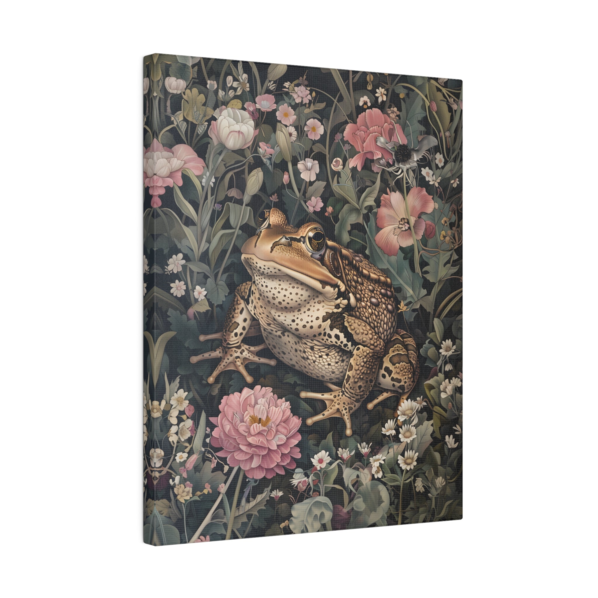 .75&quot; Matte Canvas - Enchanted Frog&