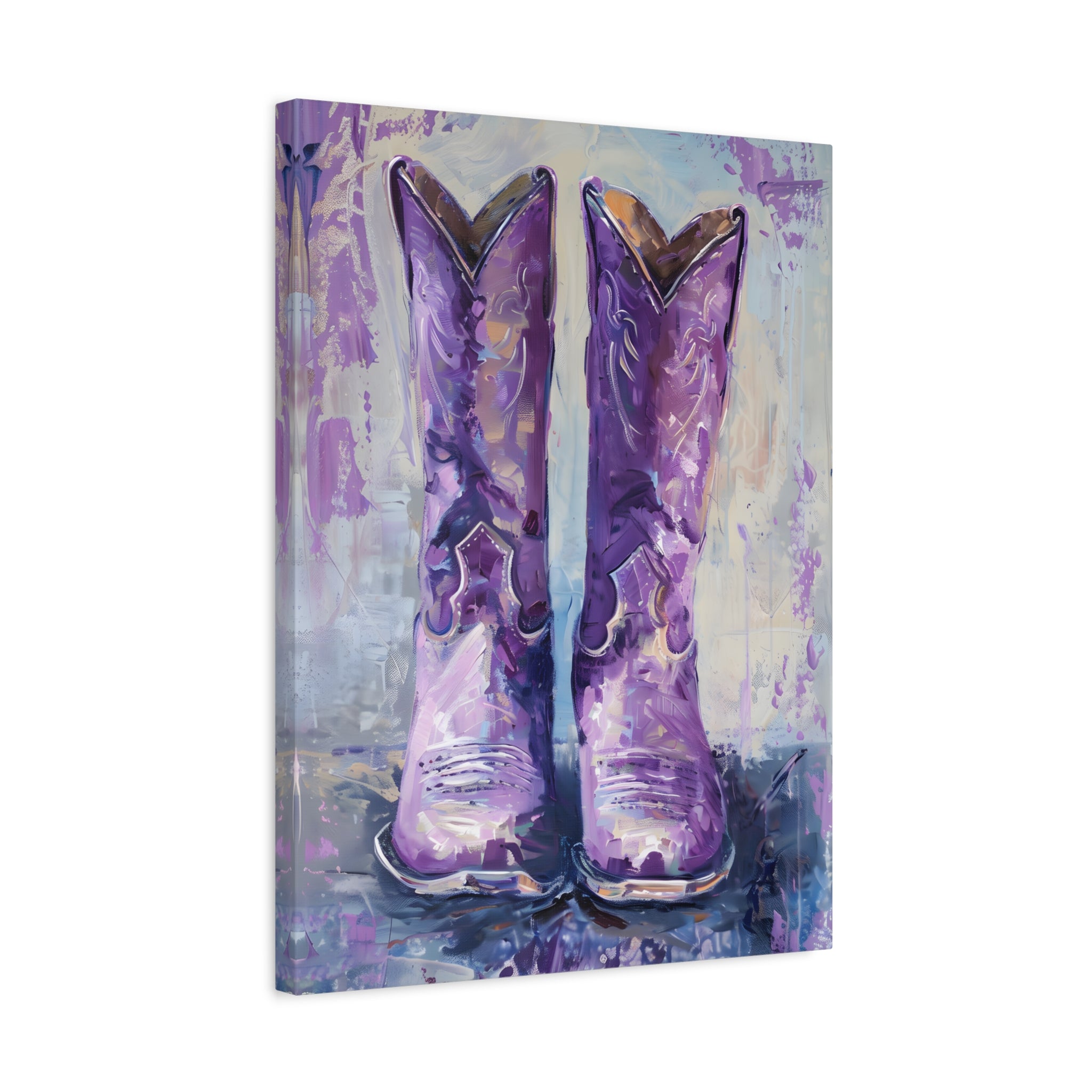 1.25" Matte Canvas - Violet Cowgirl Spirit