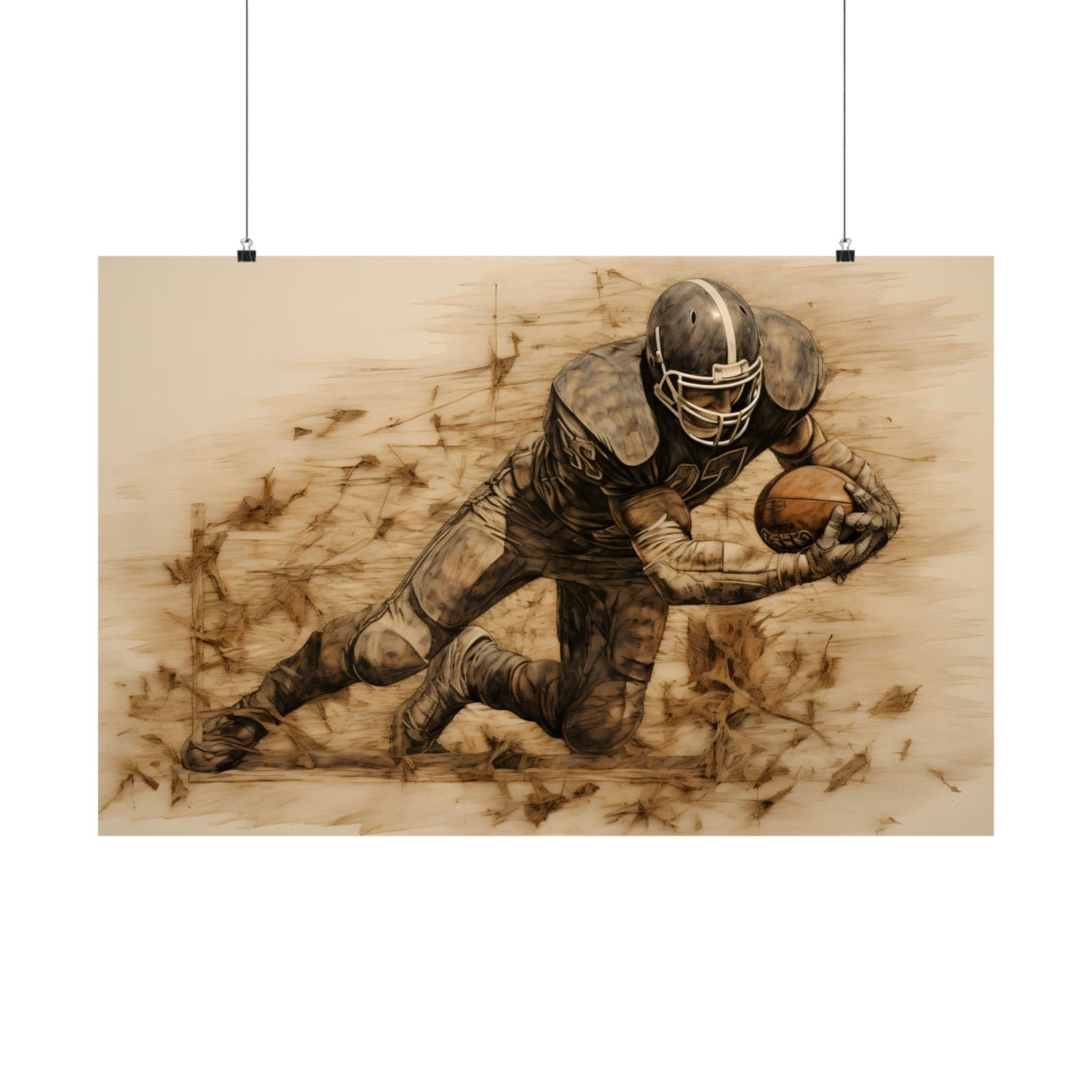 Rustic Quarterback Dive