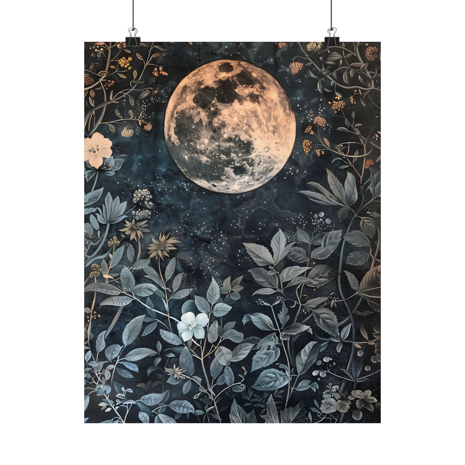 Midnight Moonlit Garden