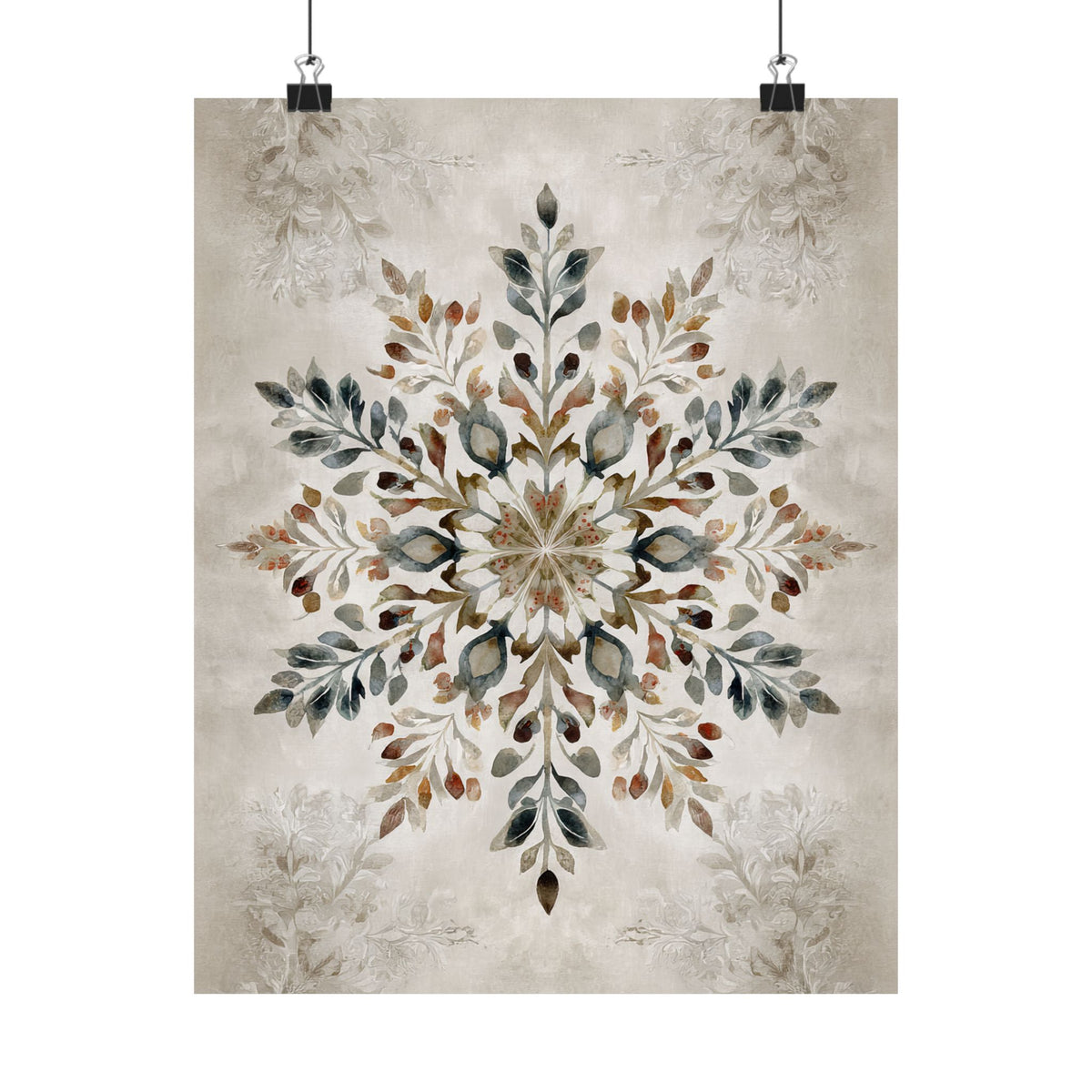 Nordic Botanical Snowflake