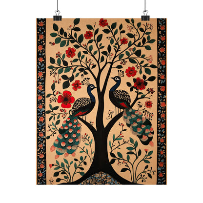 Lovers Under Blooming Canopy