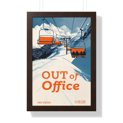 Framed Paper Print - Out of Office Skies