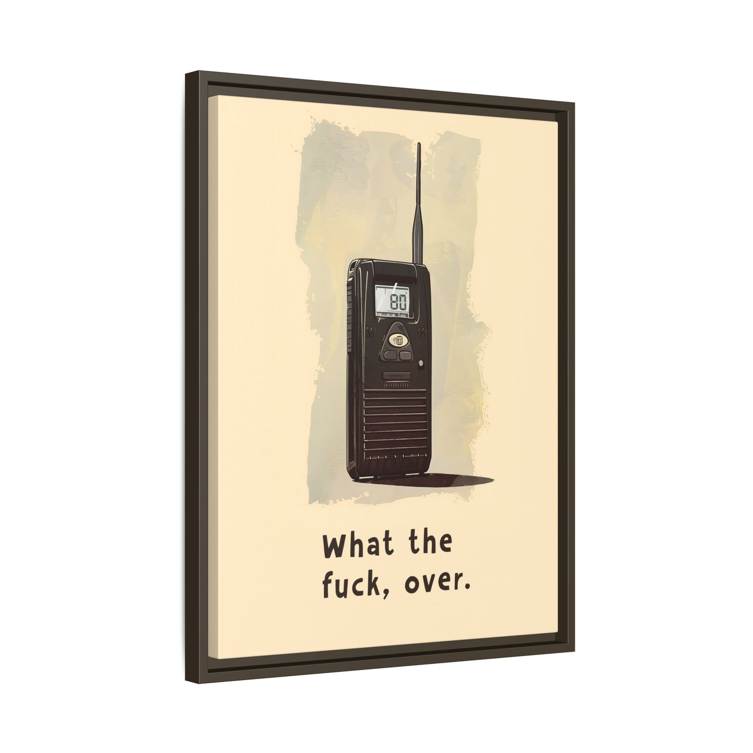 Framed Canvas - Walkie Talkie WTF Moment