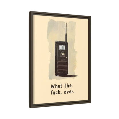 Framed Canvas - Walkie Talkie WTF Moment
