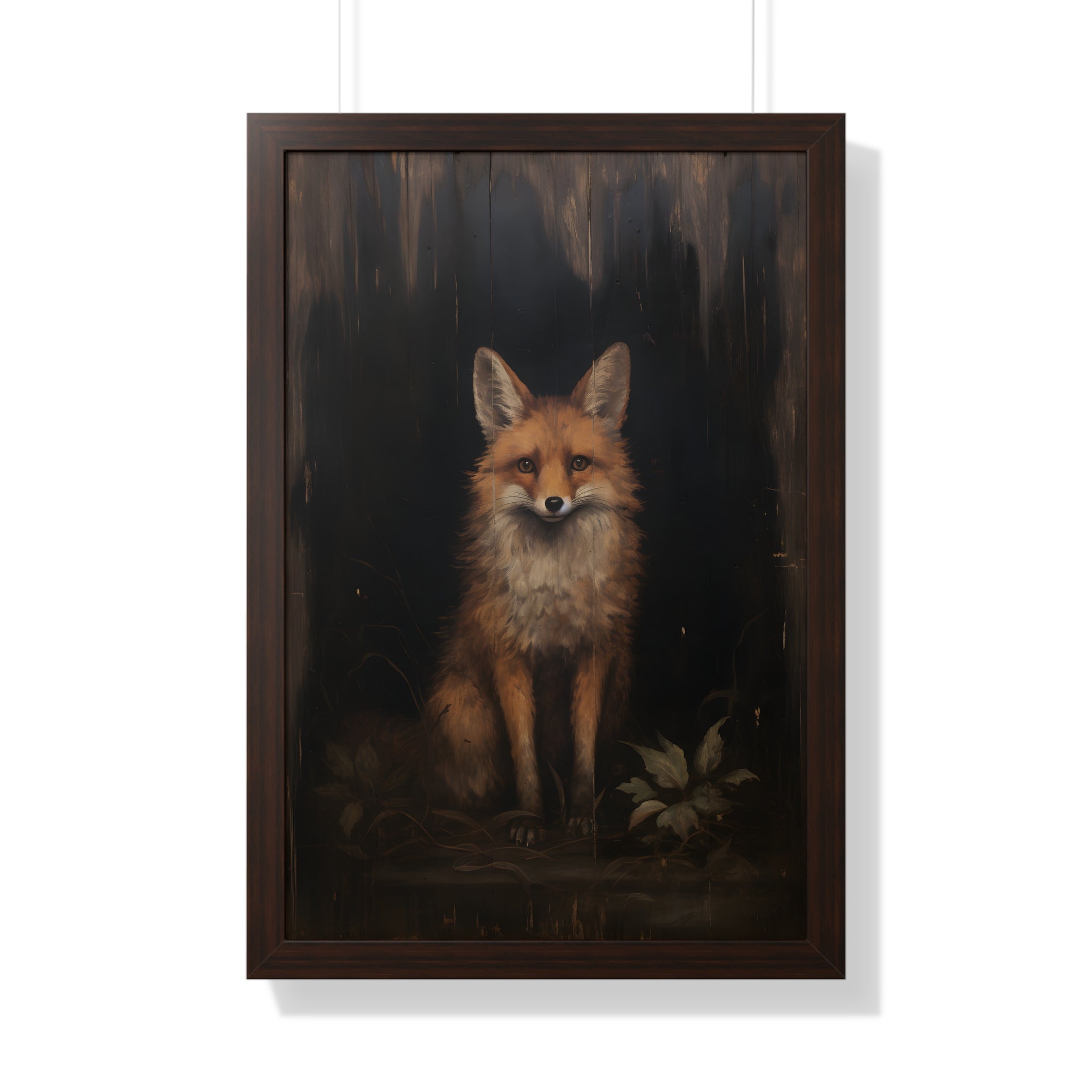 Framed Paper Print - Mystical Fox Gaze