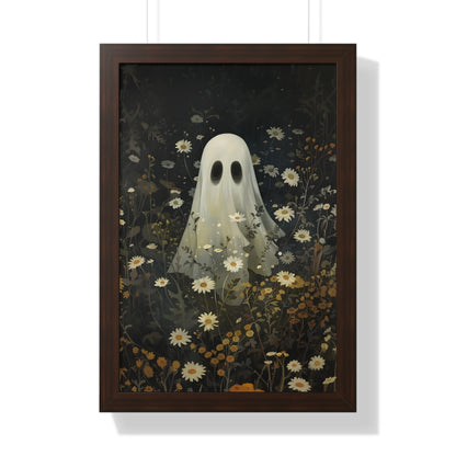 Framed Paper Print - Daisy Meadow Ghost
