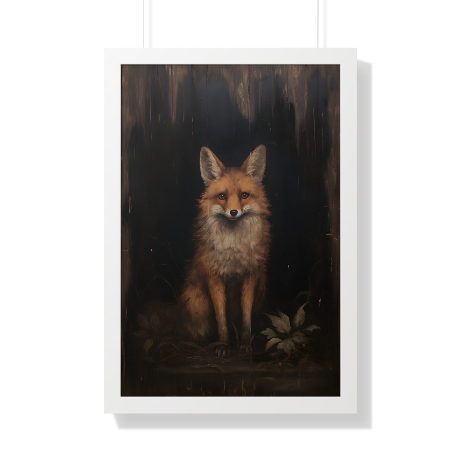 Framed Paper Print - Mystical Fox Gaze