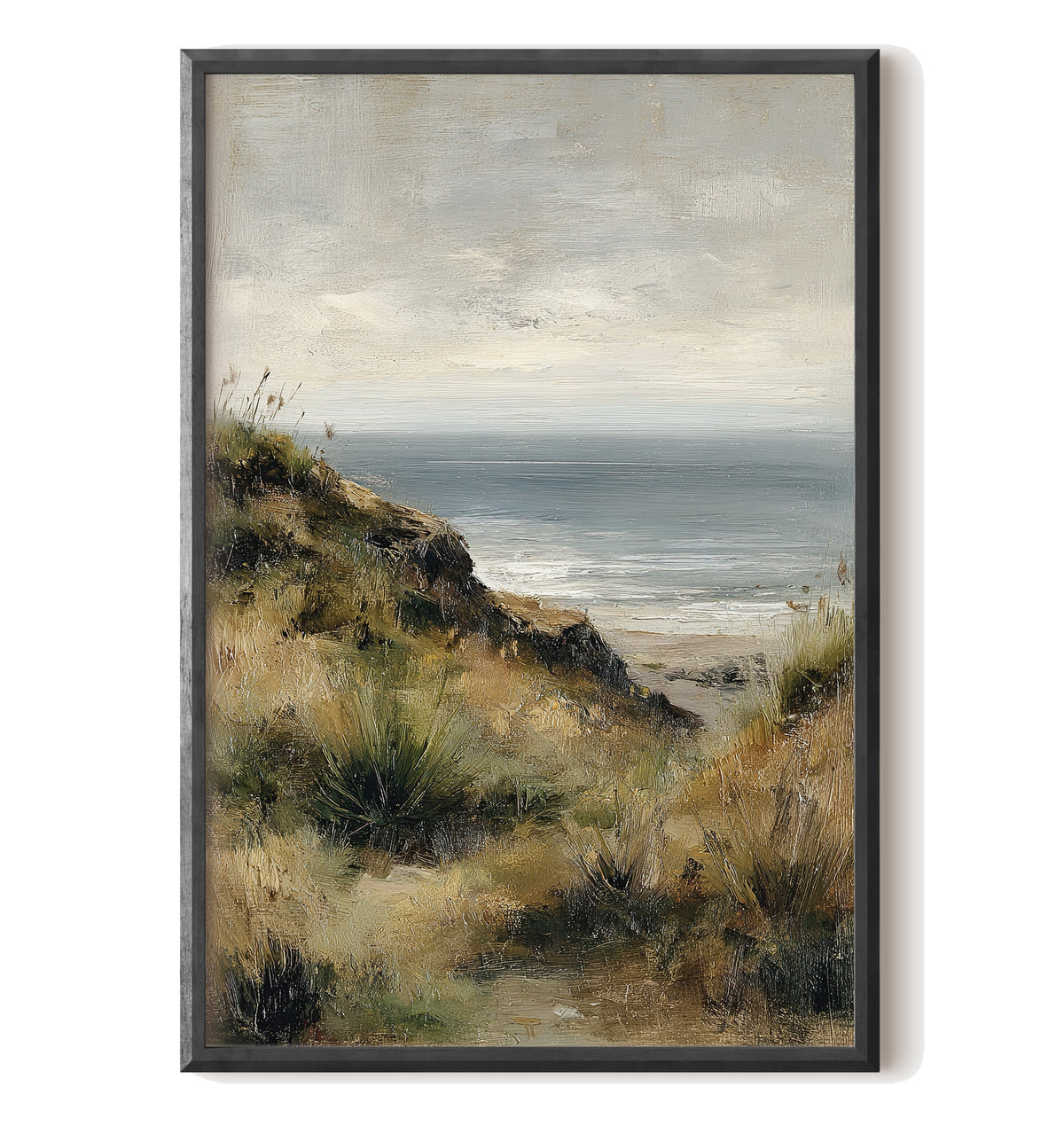 Misty Coastal Seascape