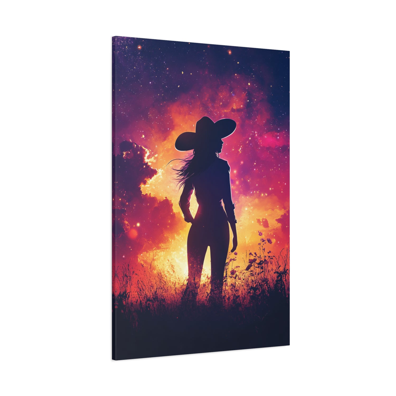 1.25" Matte Canvas - Cosmic Cowgirl