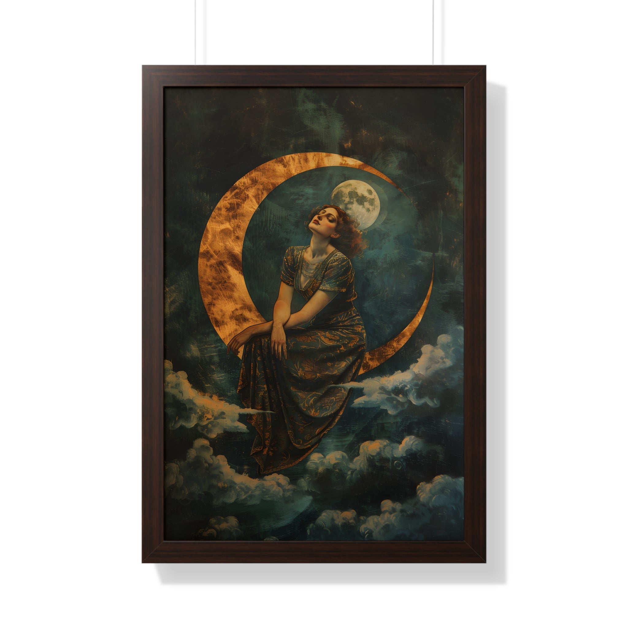 Framed Paper Print - Moonlit Reverie