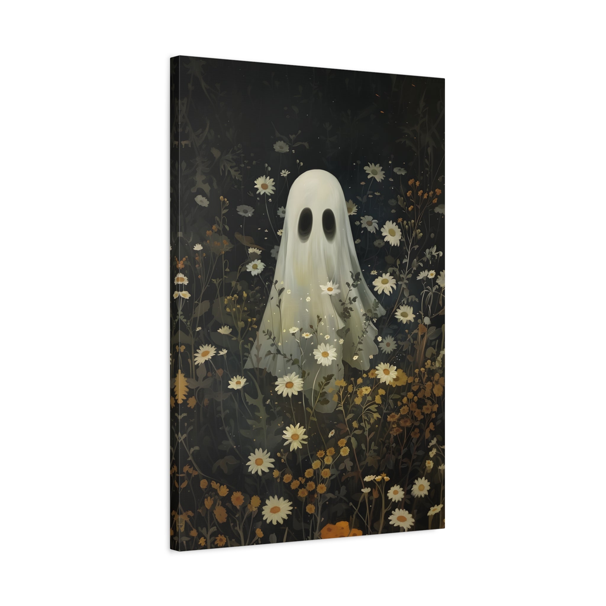 1.25" Matte Canvas - Daisy Meadow Ghost