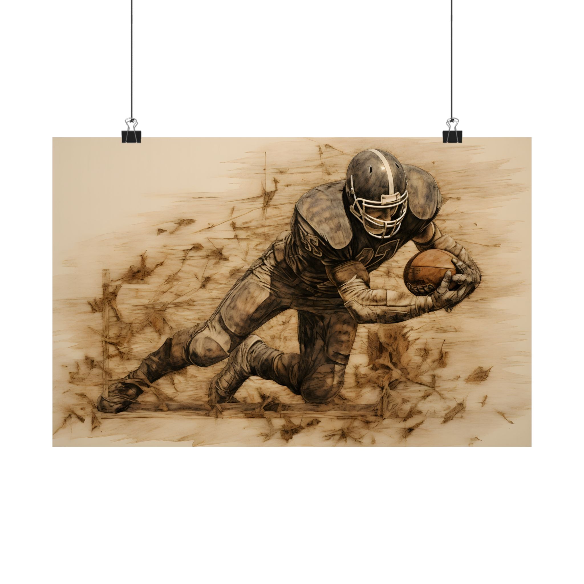 Rustic Quarterback Dive