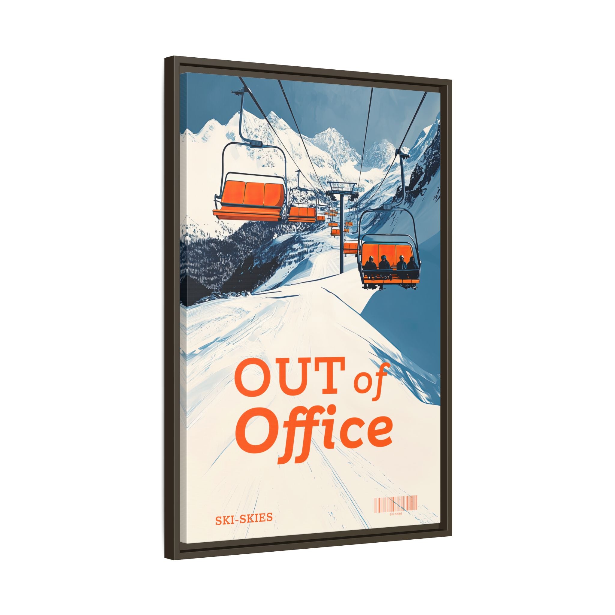 Framed Canvas - Out of Office Skies