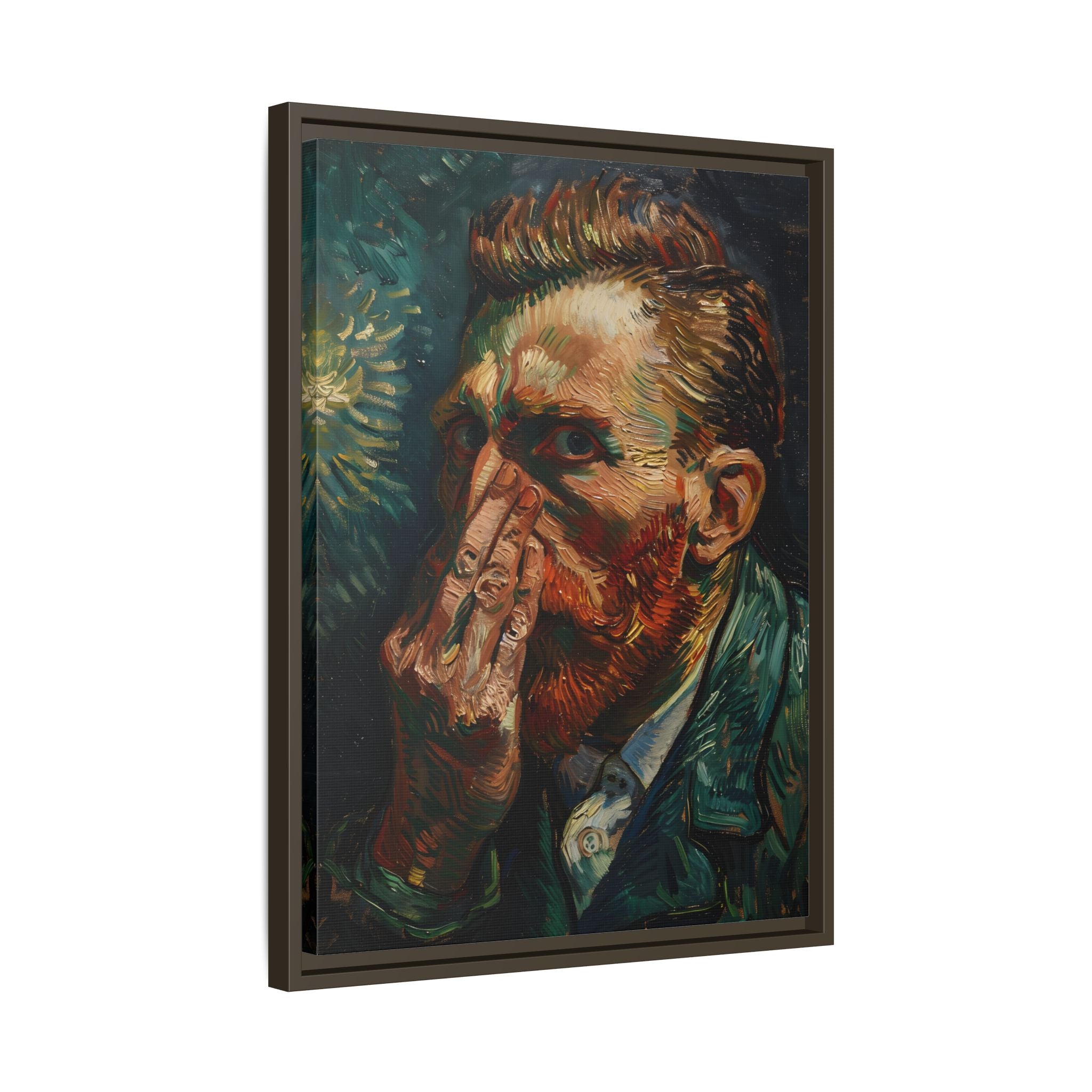 Framed Canvas - Van Gogh Stinky Glare