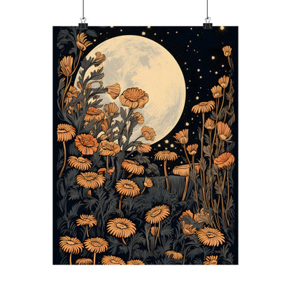 Moonlit Floral Serenade