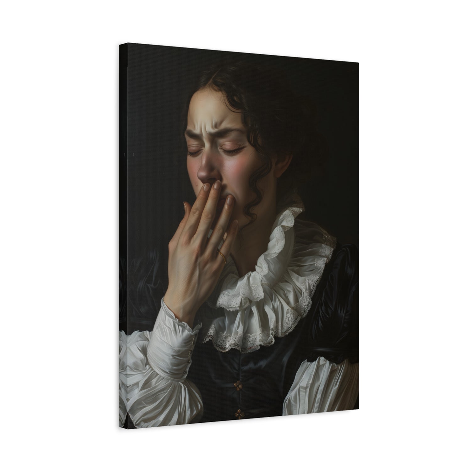 1.25" Matte Canvas - Oh No, It Hit Me