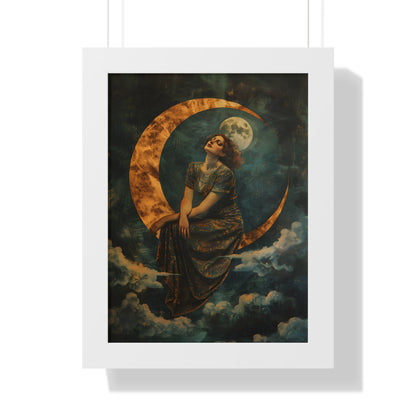 Framed Paper Print - Moonlit Reverie