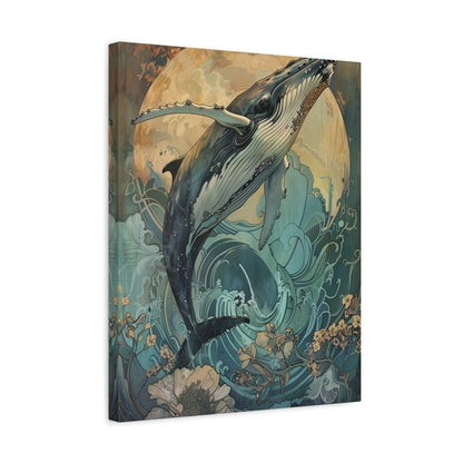 1.25" Matte Canvas - Moonrise Humpback Bloom