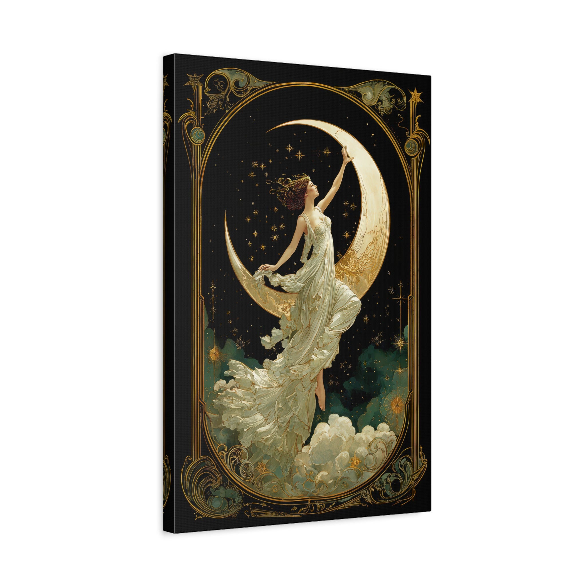1.25" Matte Canvas - Moon Goddess Ascending