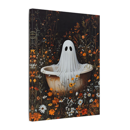 .75" Matte Canvas - Wildflower Bathtub Ghost