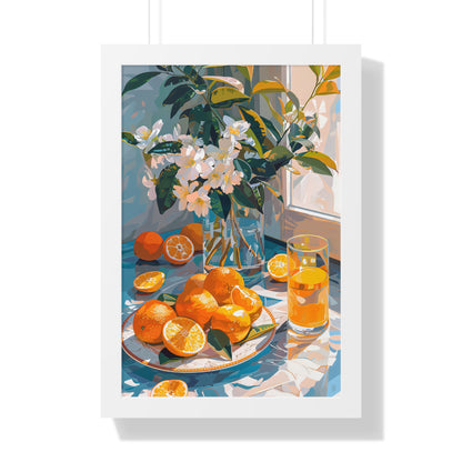Framed Paper Print - Citrus Blossom Morning