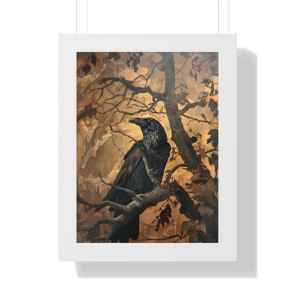 Framed Paper Print - Majestic Raven&