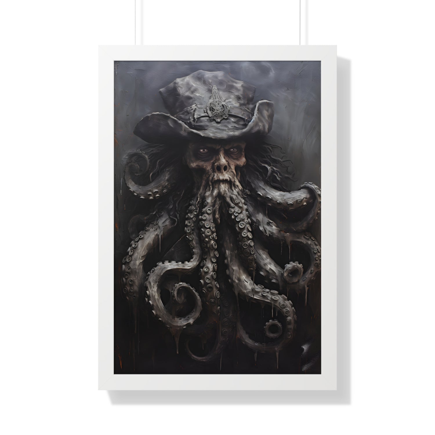 Framed Paper Print - Nautical Horror Legend