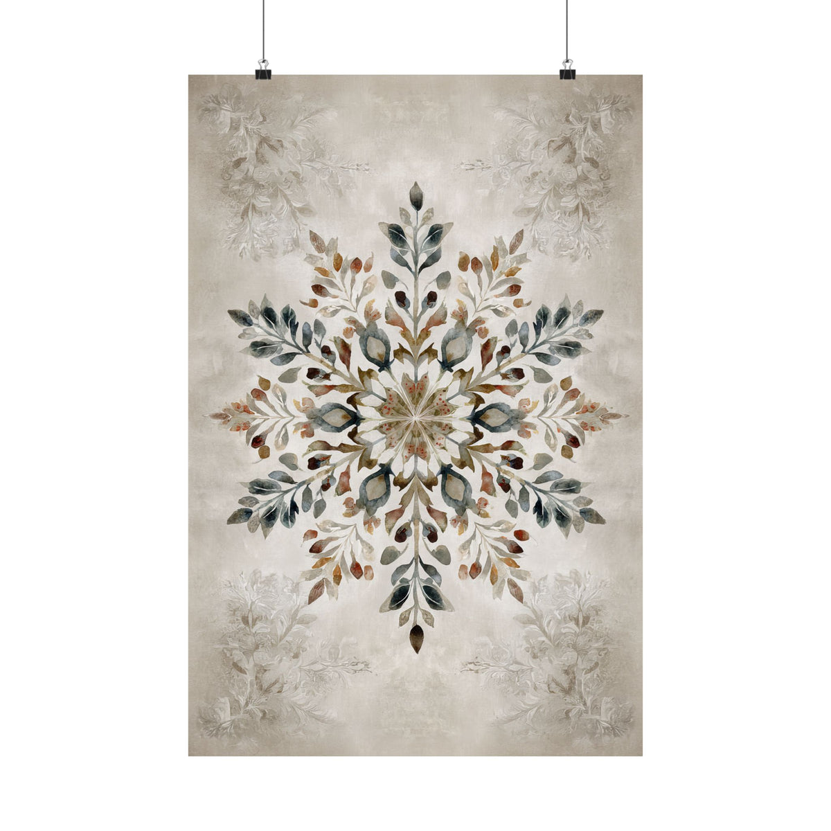 Nordic Botanical Snowflake
