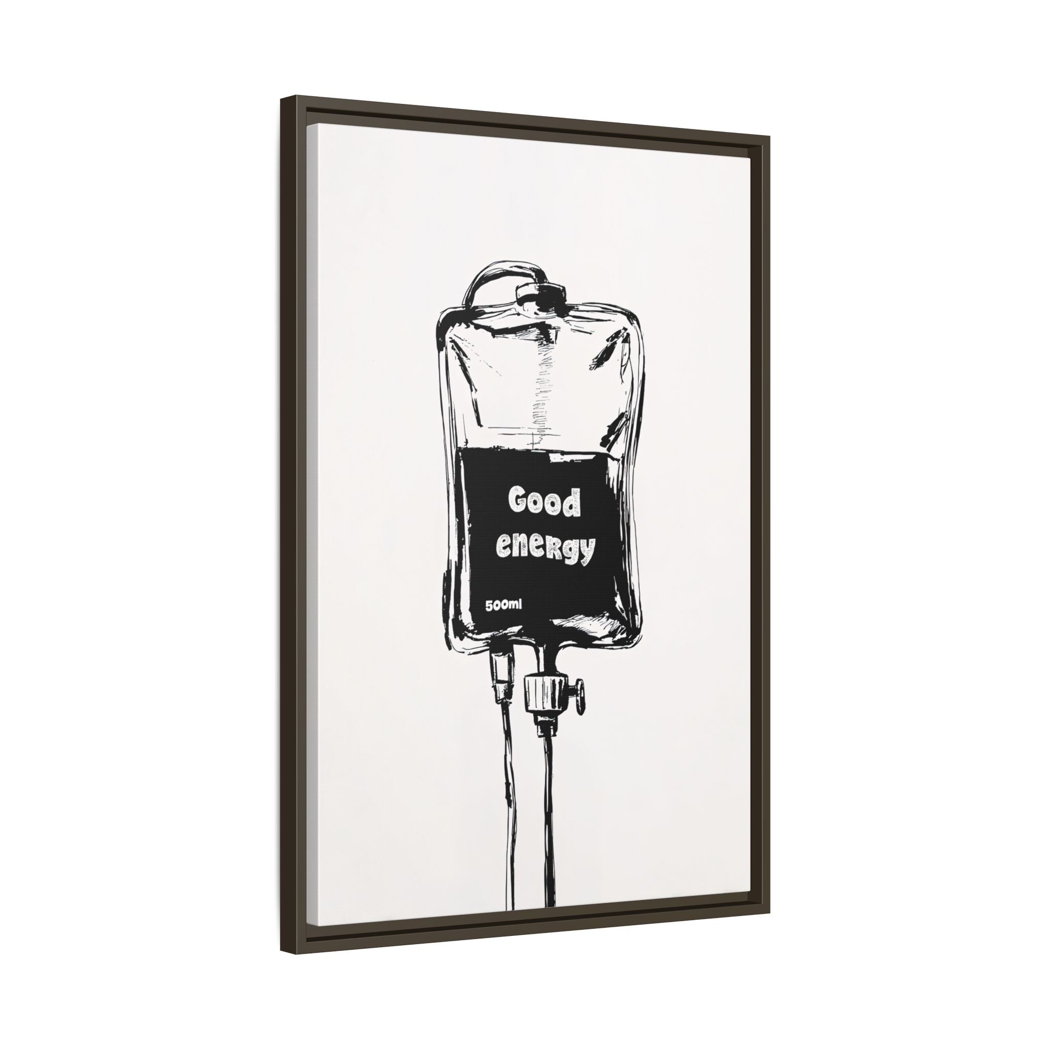 Framed Canvas - Good Energy IV Bag