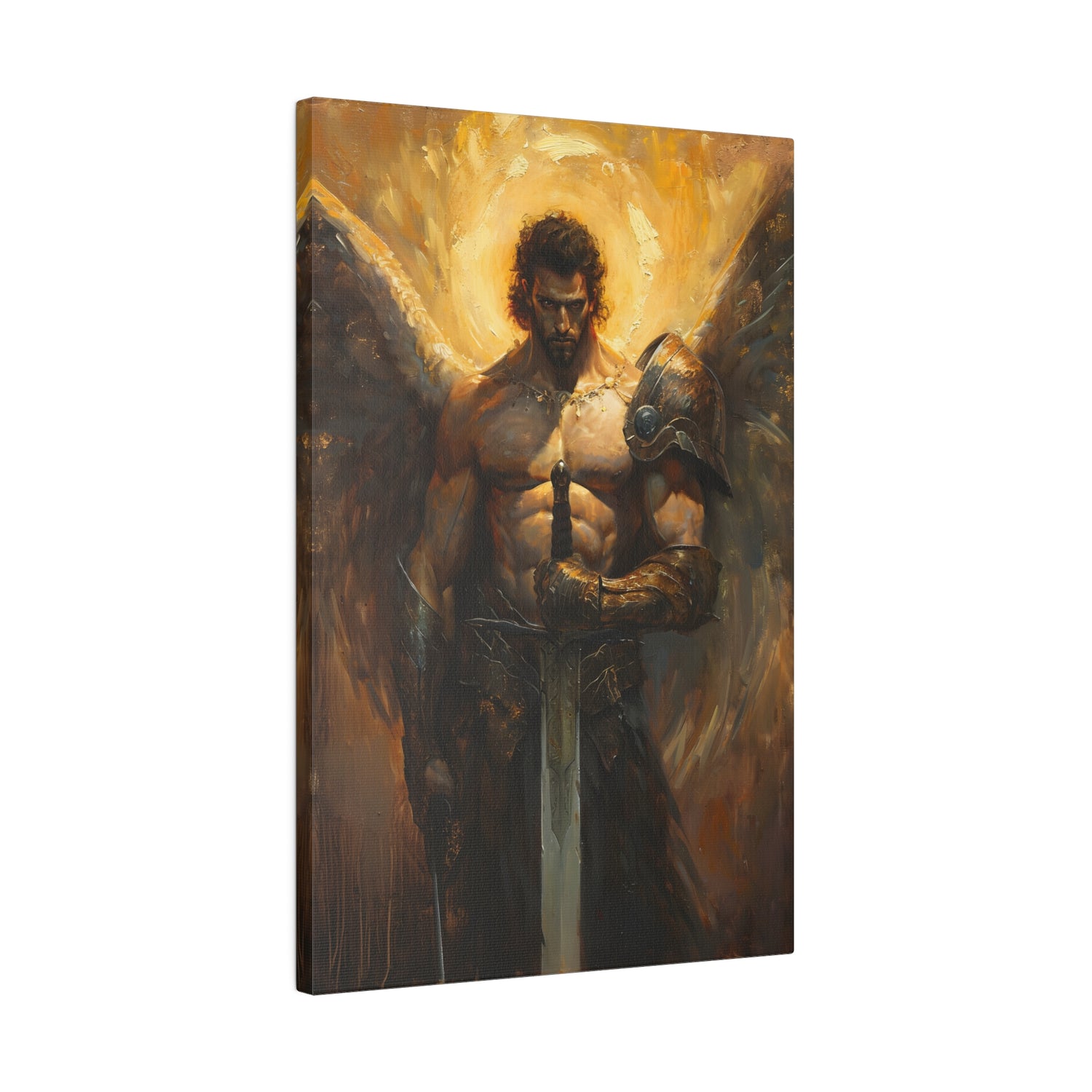 .75&quot; Matte Canvas - Celestial Warrior&