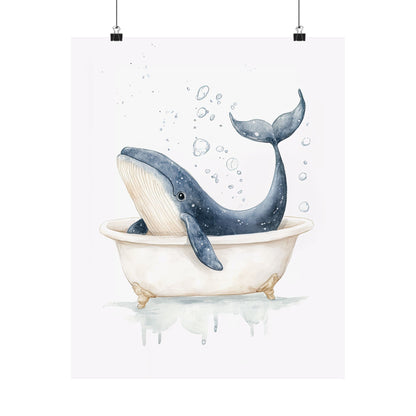 Whale Tub Bubble Splash