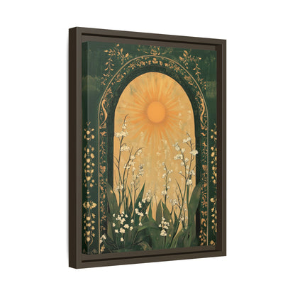 Framed Canvas - Lily of the Valley Archway