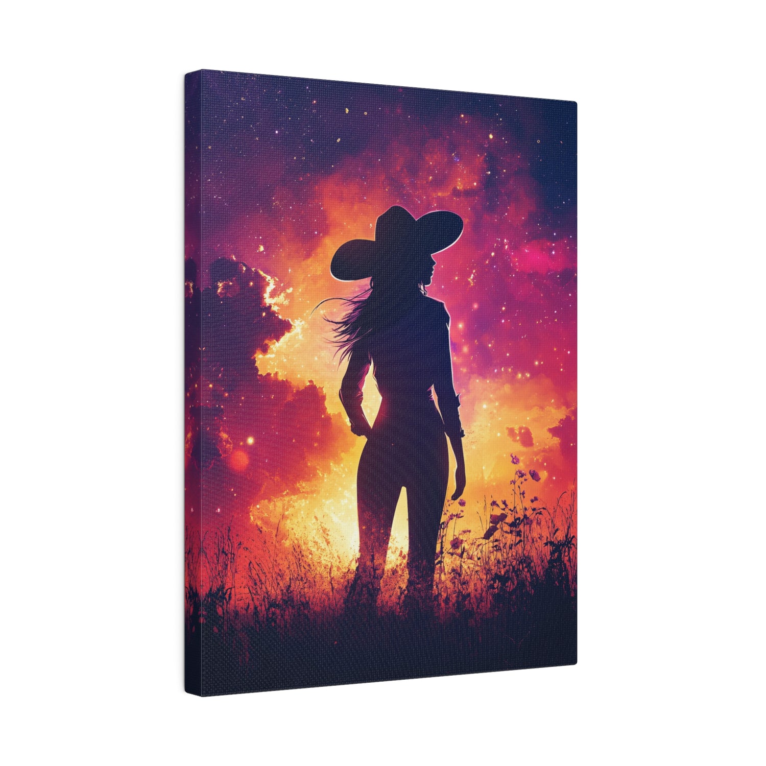 .75&quot; Matte Canvas - Cosmic Cowgirl