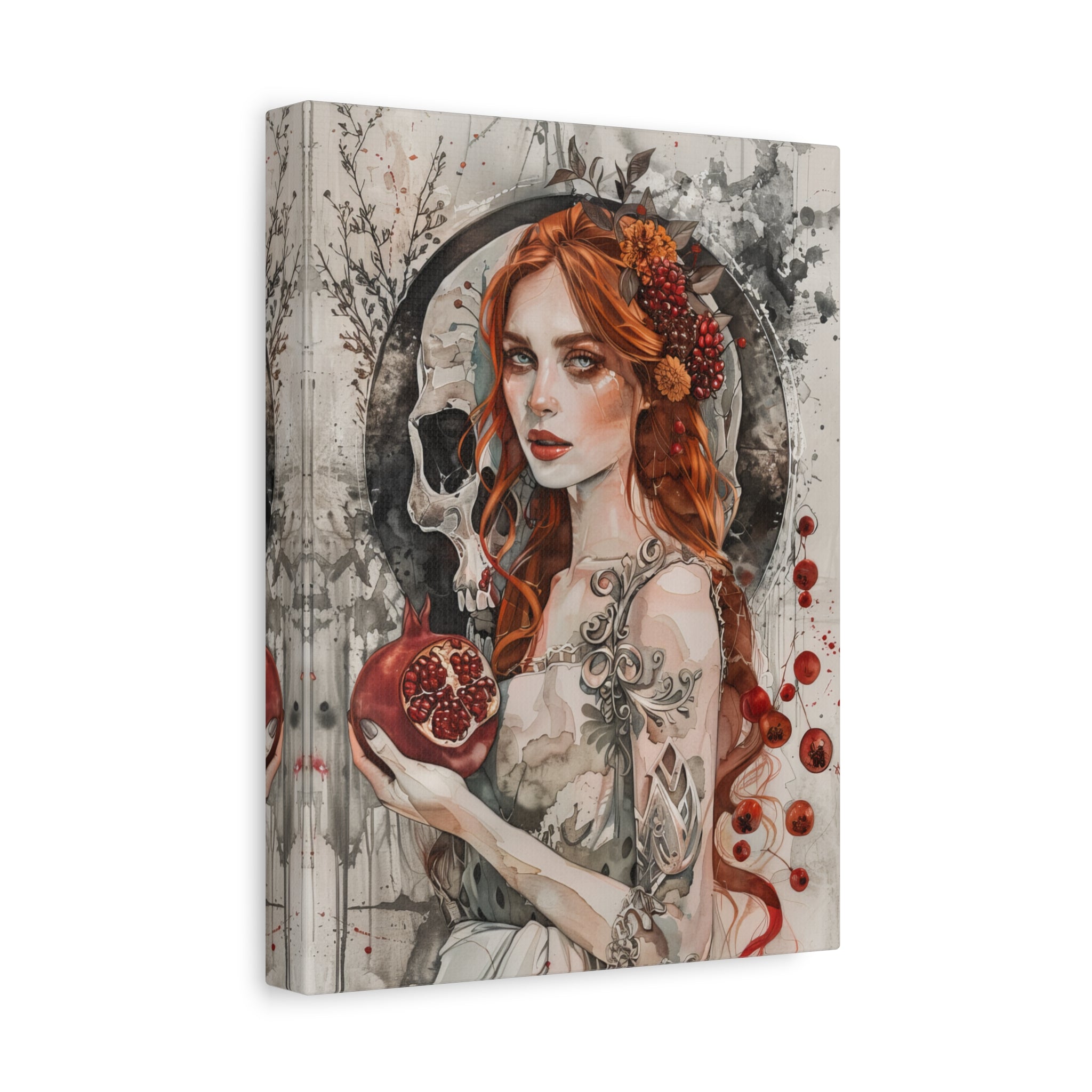 1.25" Matte Canvas - Persephone’s Pomegranate Curse