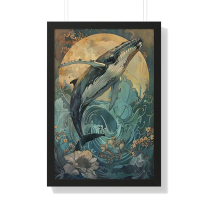 Framed Paper Print - Moonrise Humpback Bloom