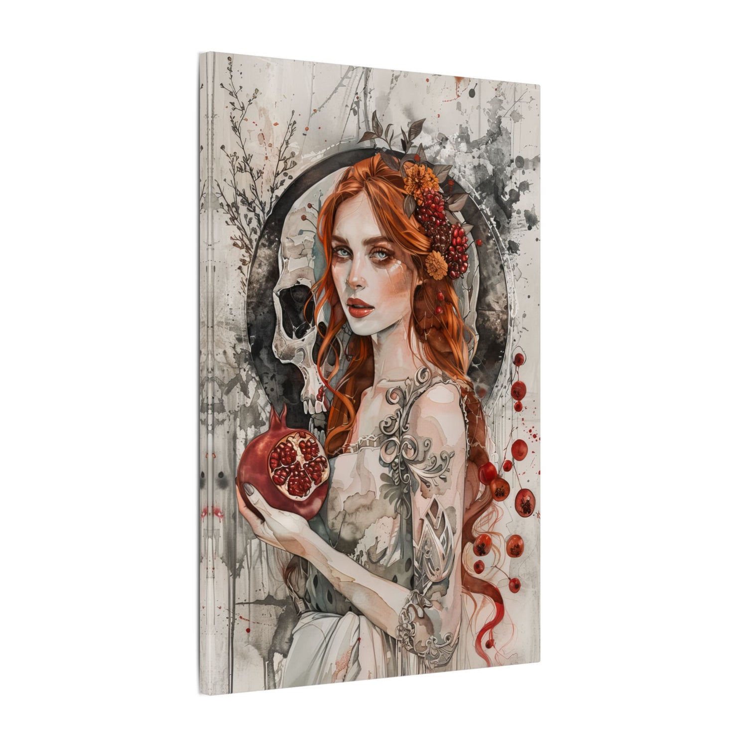 .75" Matte Canvas - Persephone’s Pomegranate Curse