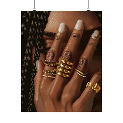 Braided Golden Ring Beauty