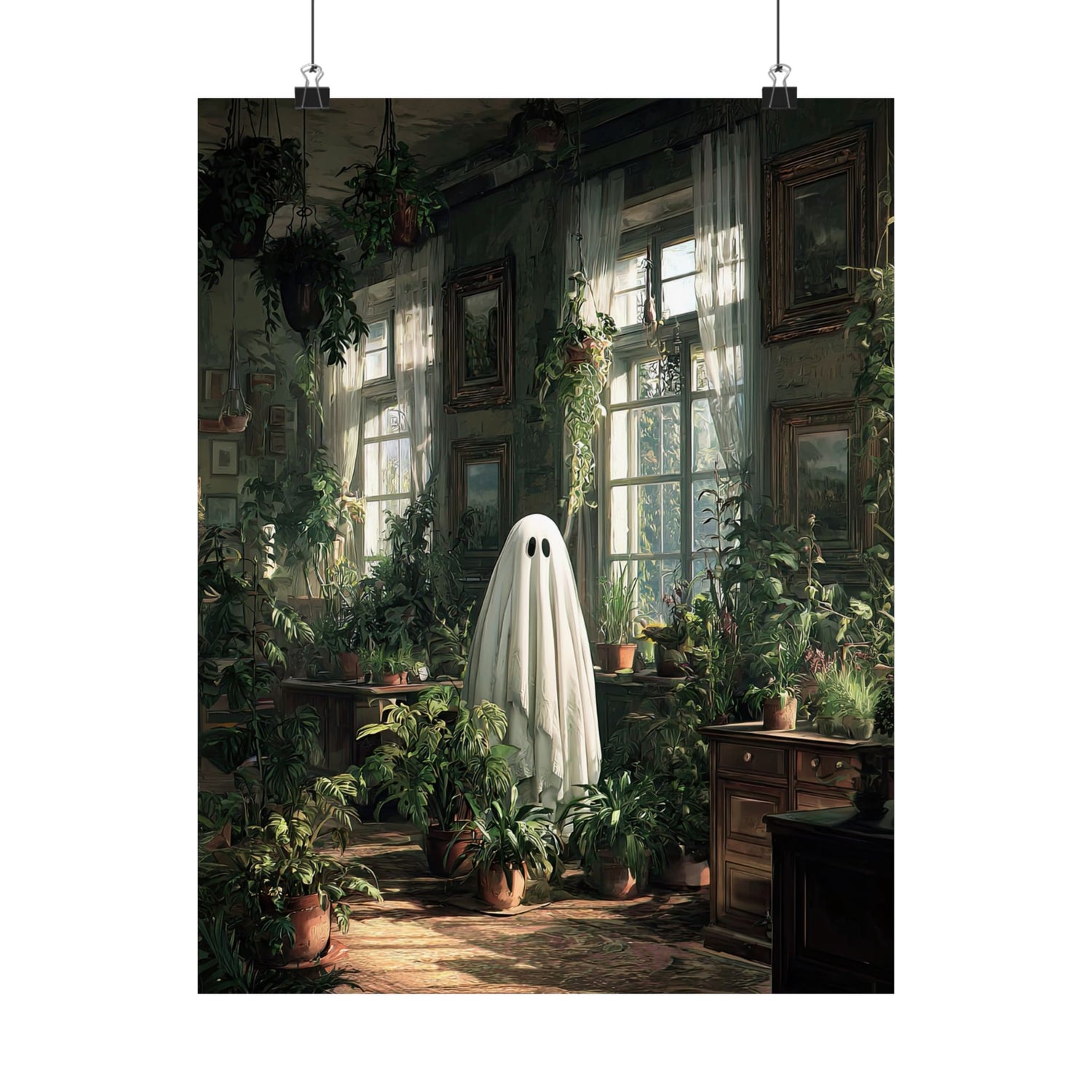 Ghost Among Houseplants