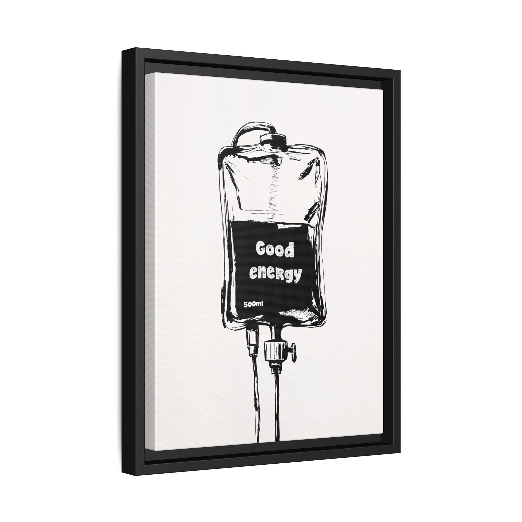 Framed Canvas - Good Energy IV Bag
