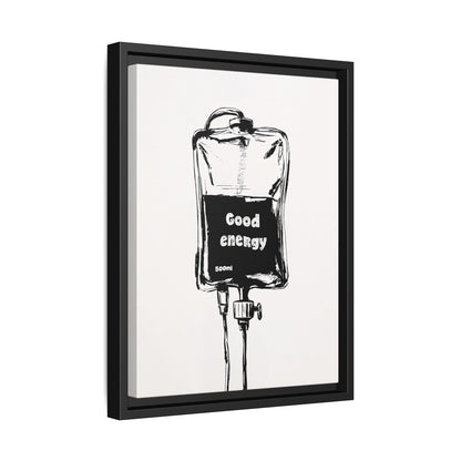 Framed Canvas - Good Energy IV Bag