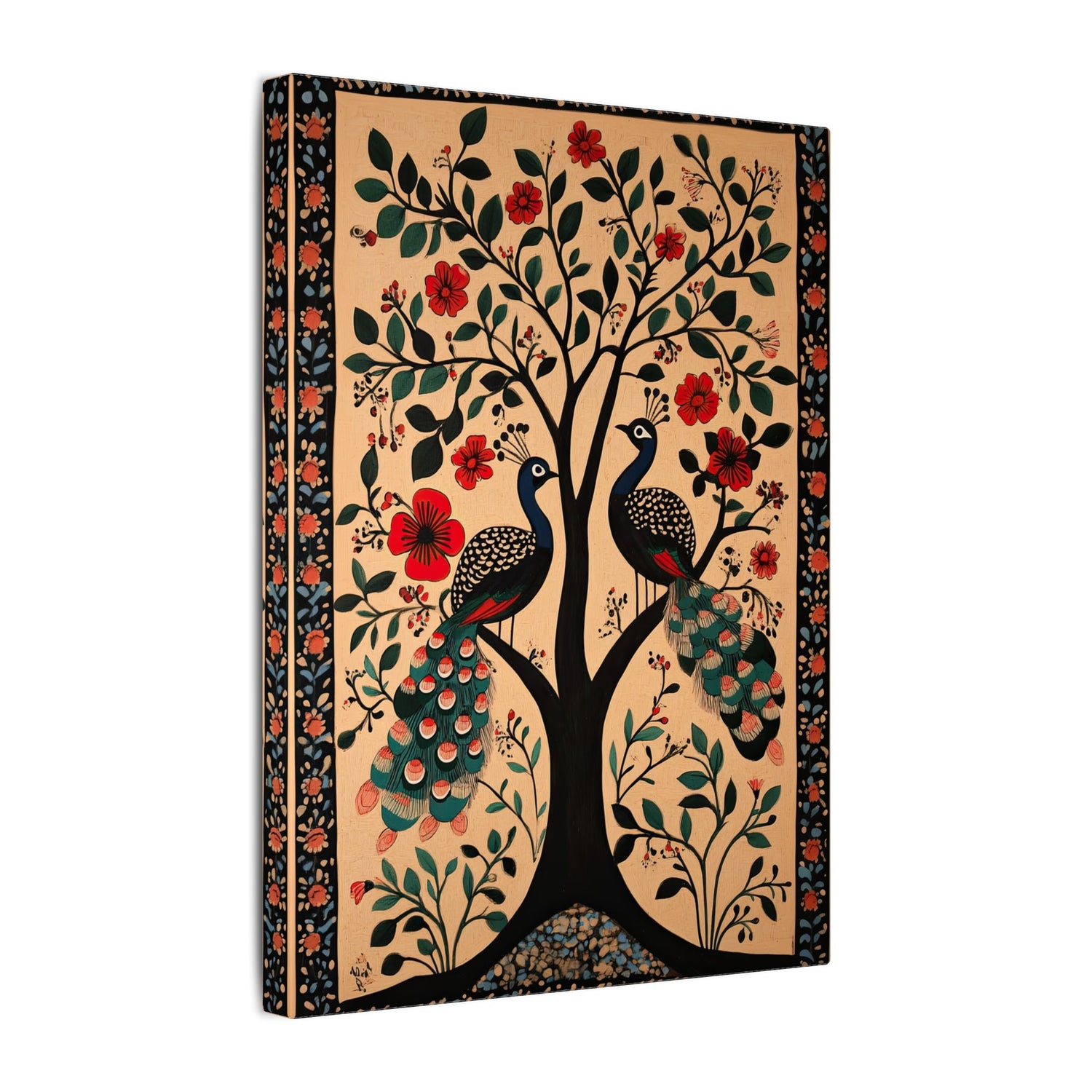 .75" Matte Canvas - Lovers Under Blooming Canopy