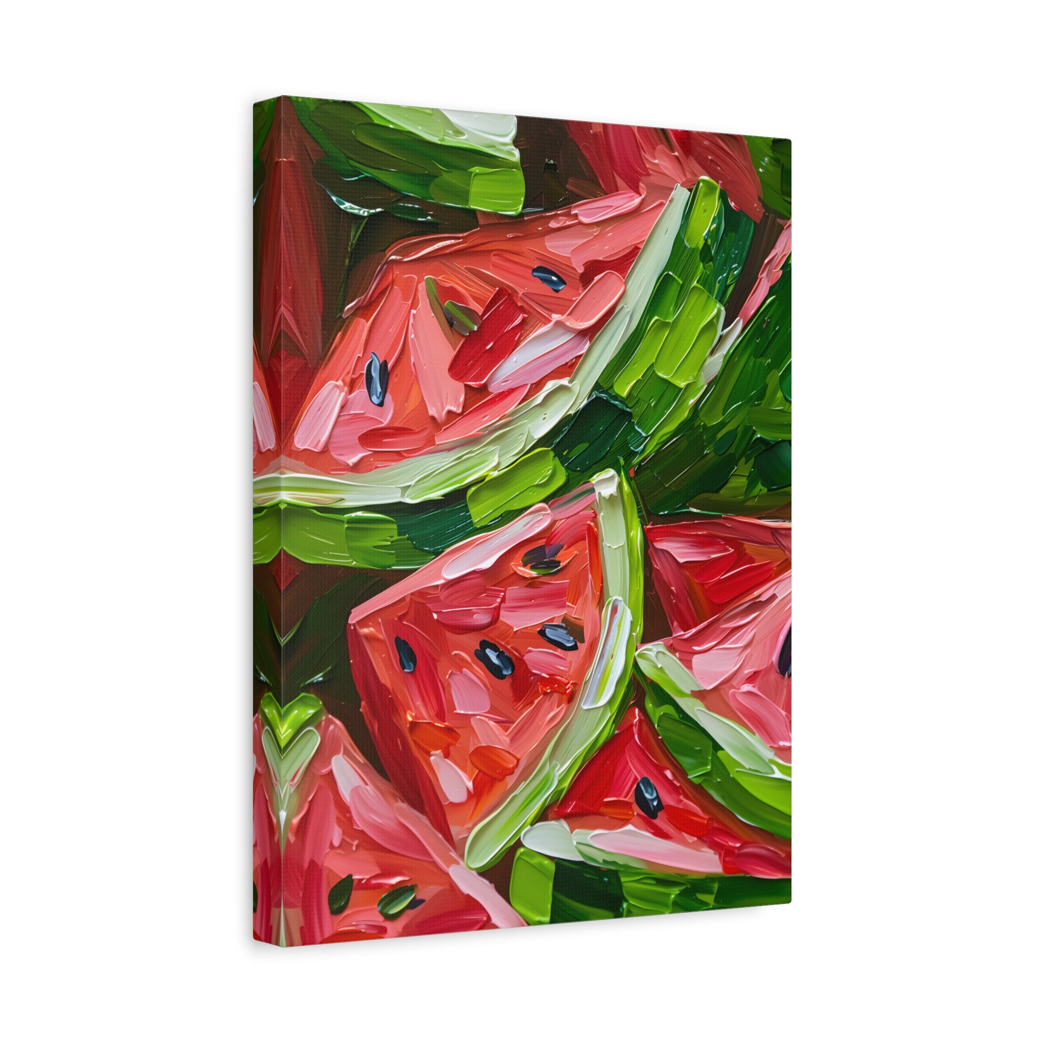 1.25" Matte Canvas - Juicy Watermelon Slices