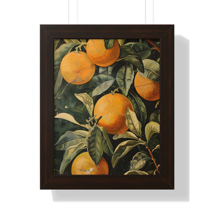 Framed Paper Print - Citrus Grove Splendor