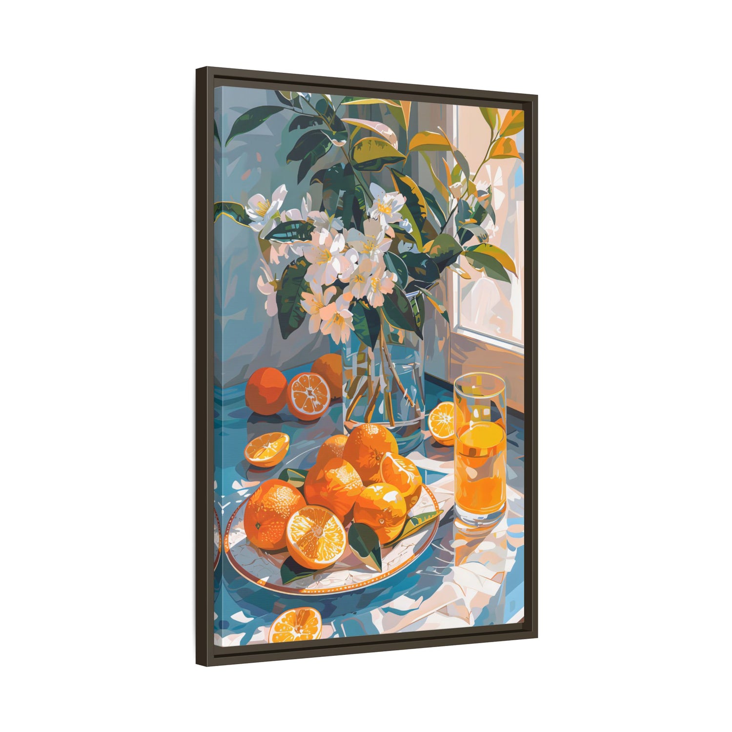Framed Canvas - Citrus Blossom Morning