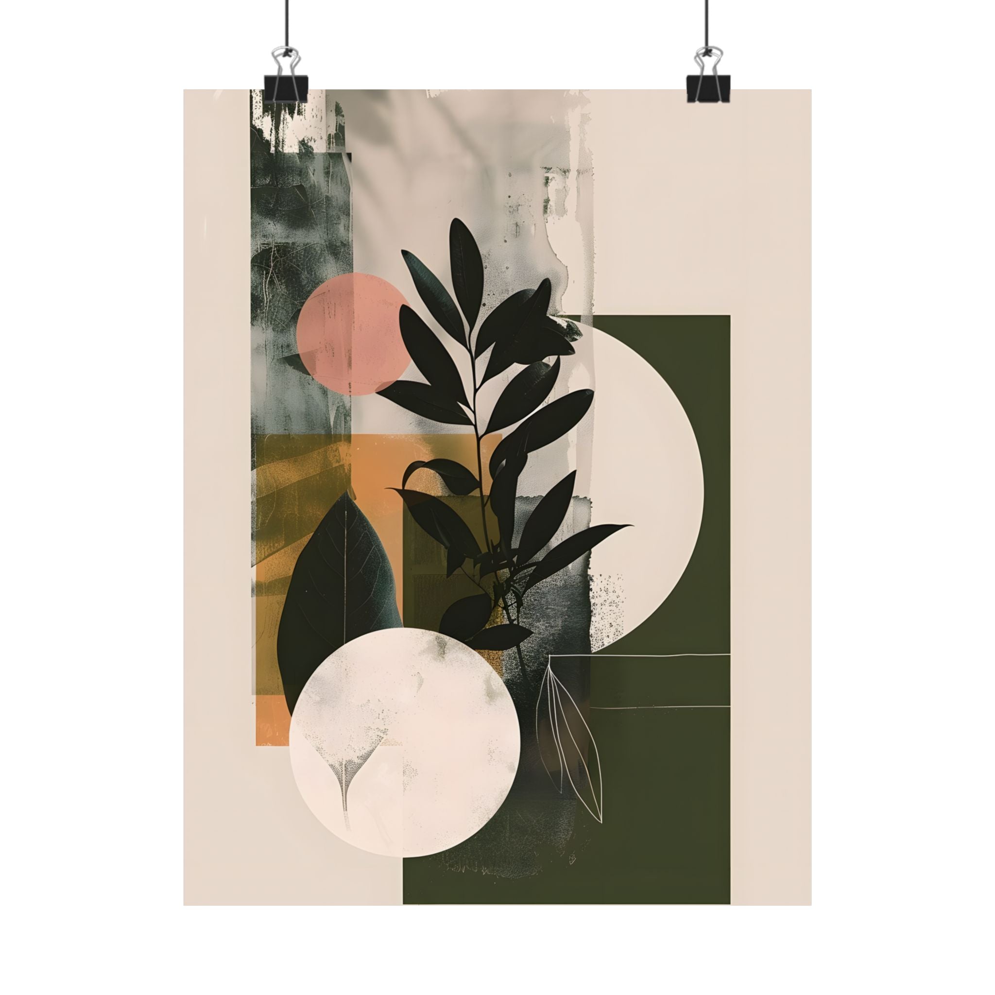 Earthy Geometric Botanicals